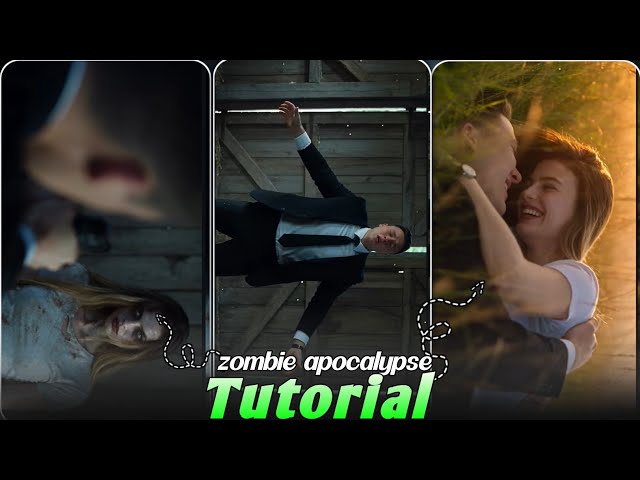 Zombie apocalypse Viral Reels editing Tutorial | Zombie Apocalypse Love story Video Editing 