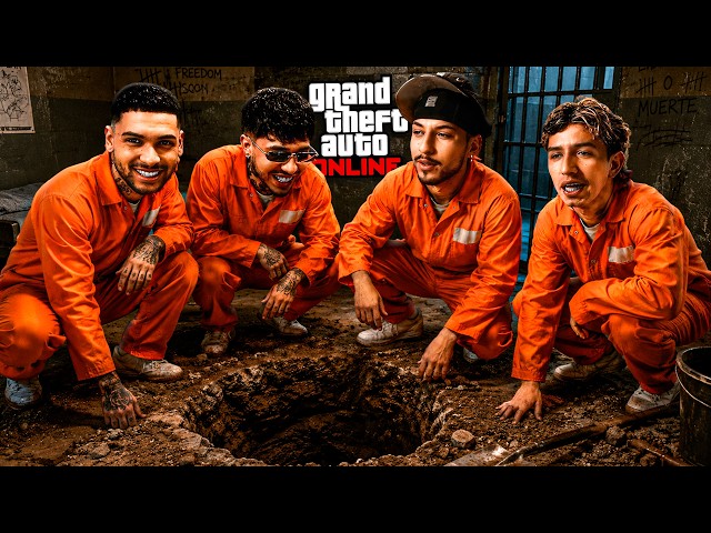 ESCAPANDO DE UNA PRISION DE MAXIMA SEGURIDAD CON LA GANGA 💀💀 | GTA ROLEPLAY | Samulx