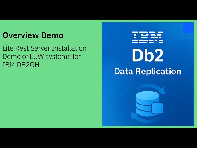 Db2 RMS Series Part2   Download and Install Rest Lite Server