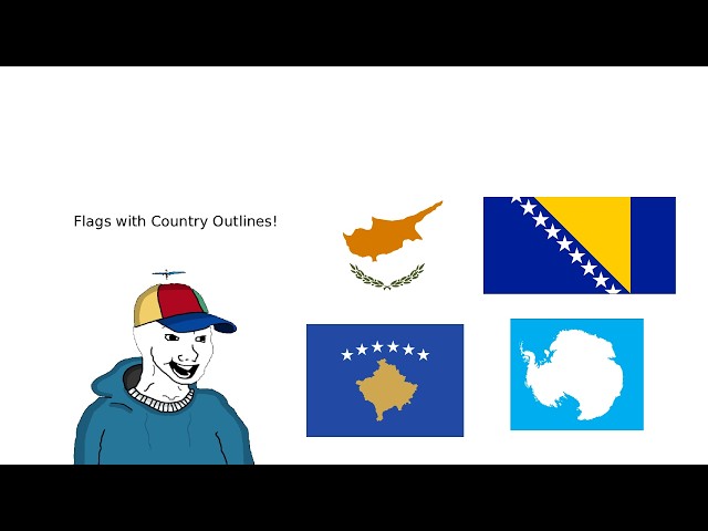 Flags with their Country Outlines Explained!