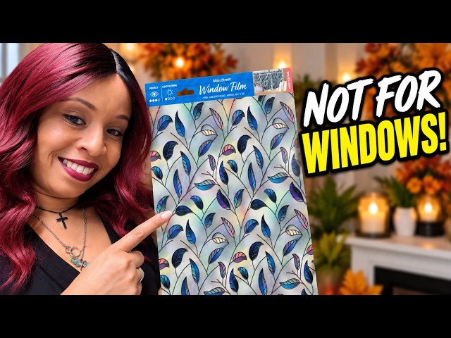 I Found a Better Use for Dollar Tree Window Clings