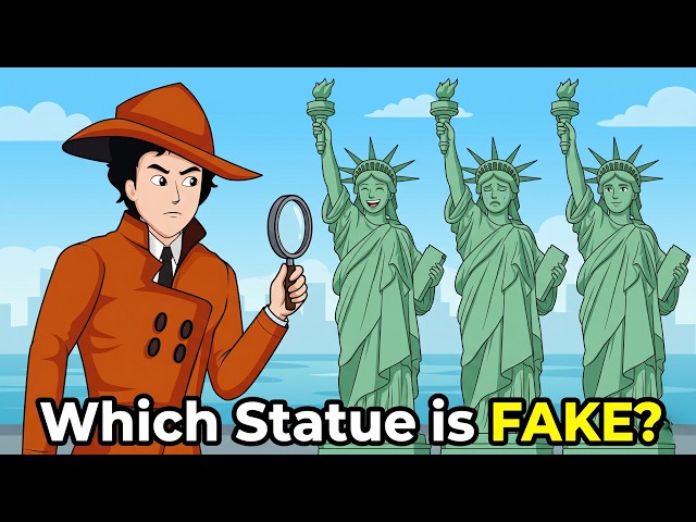 Detective IQ ( Case 20 ) - The Statue of Liberty is MISSING ! Can You Solve It ?