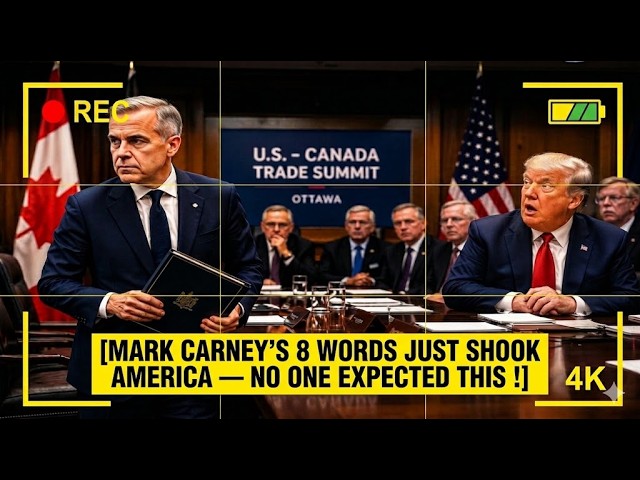 Mark Carney’s 8 Words Just Shook America — No One Expected This