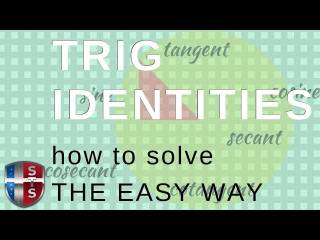 How to solve a trigonometry identity using the cosine double angle identity