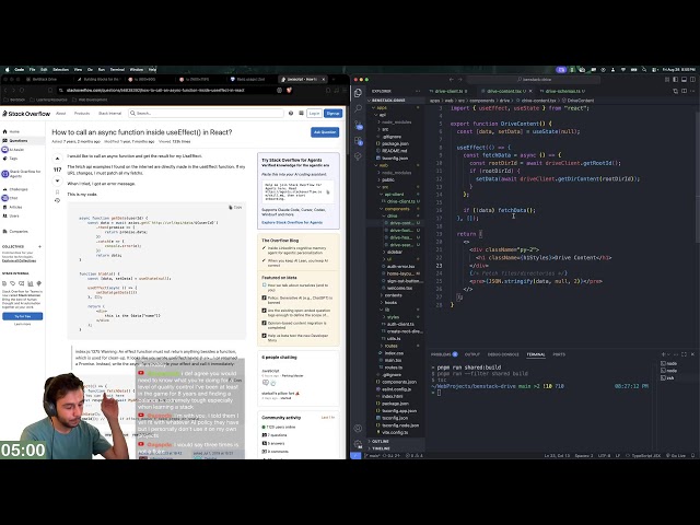 Day 137 learning web dev: Building a Google Drive clone (no AI)