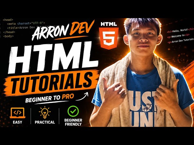HTML TUTORIALS SERIES EPISODE 1
