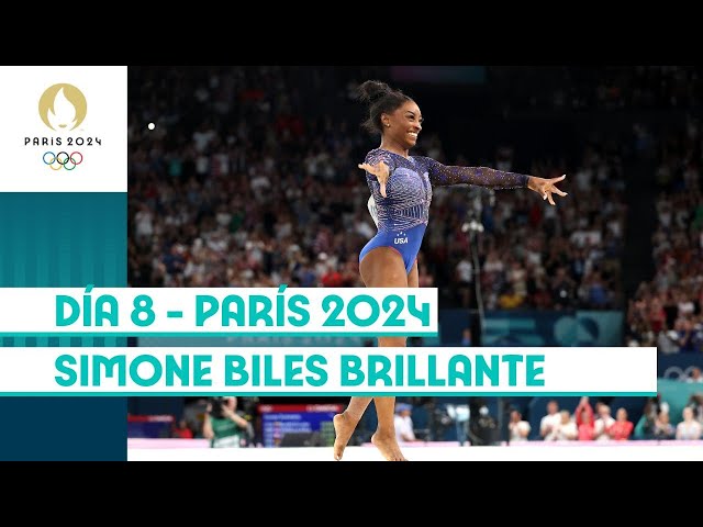 Simone Biles continua brillando en París 2024 🇺🇸🥇
