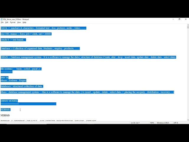 1 Introduction to SQL Server