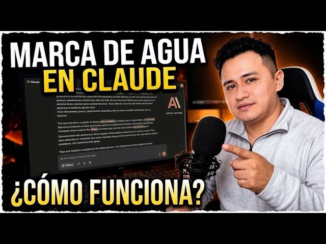 Marca de agua de ANTHROPIC rastreará todo lo que escribas ¿COMO funciona? ¿COMO quitarla?
