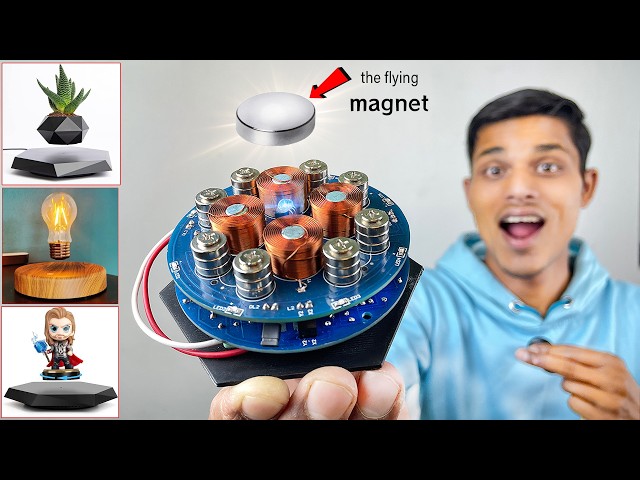 घर पर बनाये Anti-Gravity machine | Magnetic Levitator DIY Project 🔥