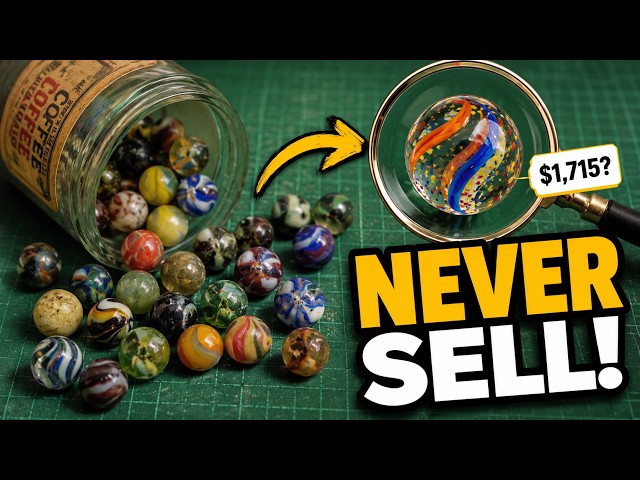 15 Old Marbles That Are Secretly Worth A Fortune (You Might Own One).