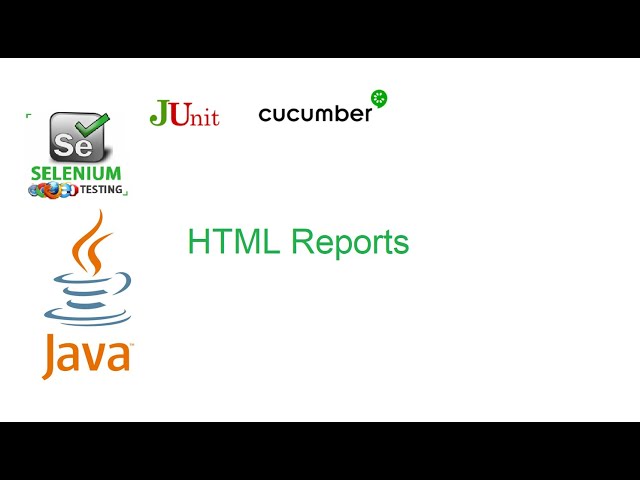 Selenium Cucumber Java BDD Framework Class 13: Report