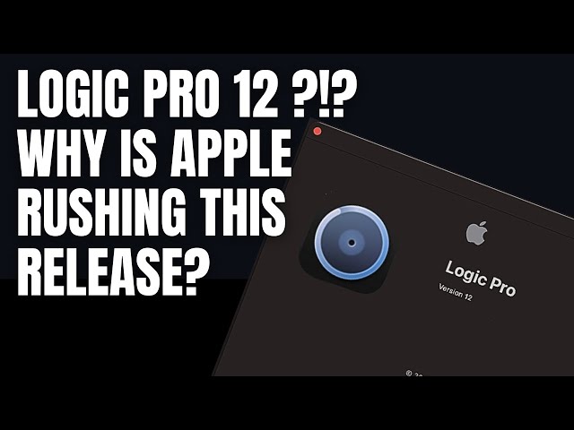 Logic Pro 12?! Something Feels Rushed at Apple (NO MORE INTEL)