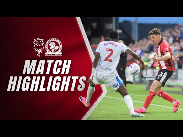 Match highlights | Lincoln City v Blackburn Rovers