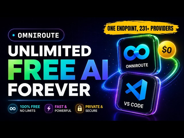 OmniRoute + VS Code - Best AI Coding Setup 2026 | Claude Code Alternative Free