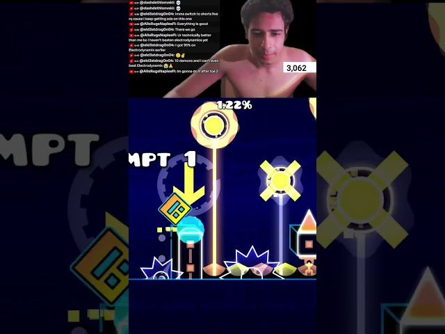#shorts  BEATING THEORY OF EVERYTHING 2- GEOMETRY DASH SESS 1