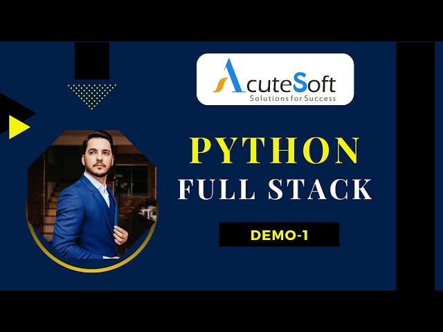 Python Full Stack Demo Day 1 | Interactive Learning & Course Overview | AcuteSoft Solutions
