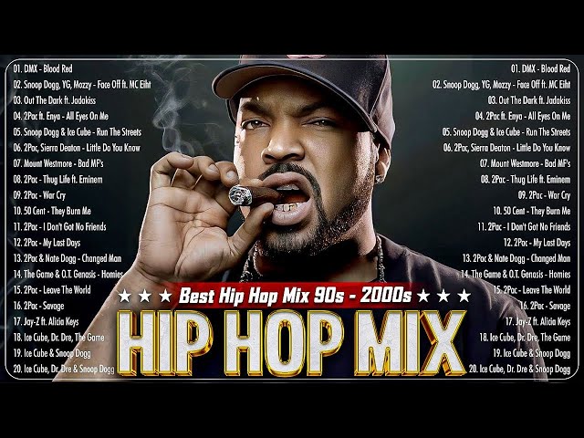 TOP OLD SCHOOL HIP HOP ⚡ Ice Cube, Snoop Dogg,2Pac , Eminem, Dr Dre, DMX, Xzibit,Method Man, 50 Cent