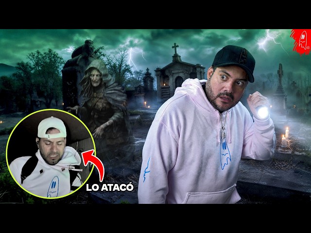We found a ritual with fresh blood at a witch's grave