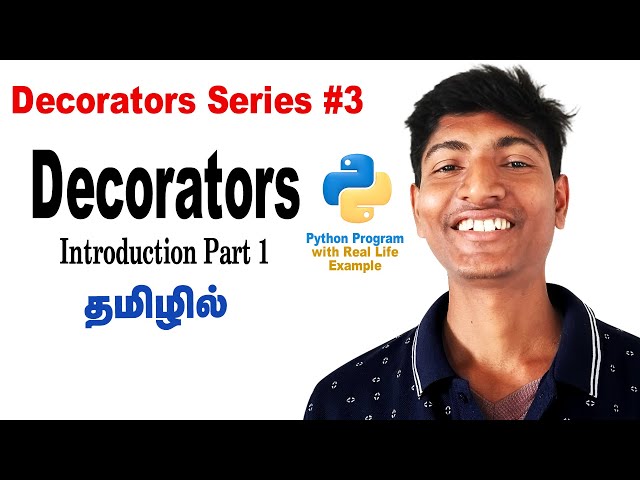 Python Decorators Explained in Tamil | Beginners Don’t Skip This! 🔥