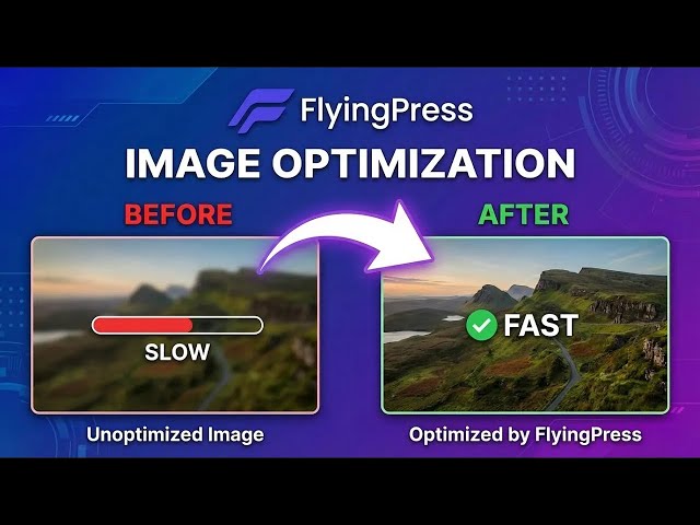 One-Click Image Optimization for WordPress by FlyingPress