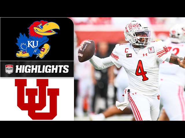 Kansas Jayhawks vs. Utah Utes | Full Game Highlights | ESPN College Football