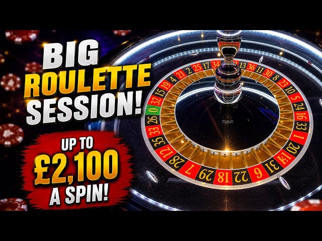 Acción de casino PT 2/2: Gran sesión de ruleta con apuestas altas. Apuestas masivas y grandes var...