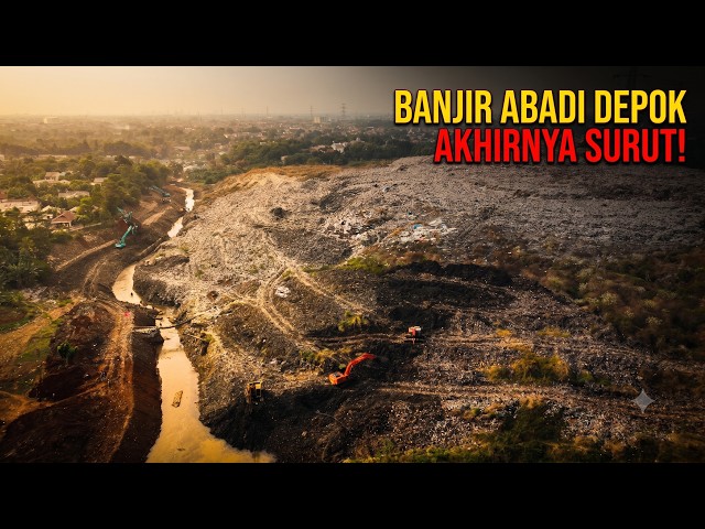 Exclusive 4K: Depok’s Eternal Flood Recedes After Being Hammered by 13 Excavators