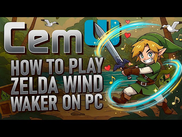 How to play Zelda Wind Waker on Windows pc (Complete CEMU emulator setup guide)