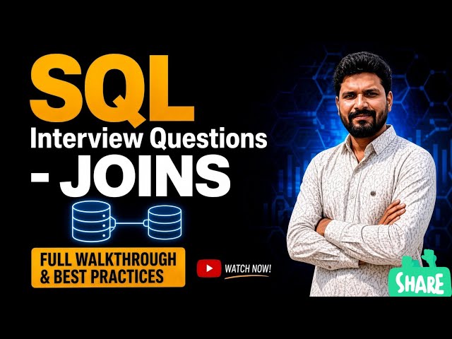 SQL Interview Questions | Joins | Part 1 #sql #interview #question 