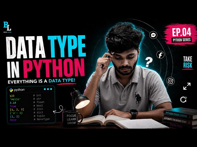 Python Tutorial for Beginners (2026) | Data Engineering | Episode 4 | Data Types in Python