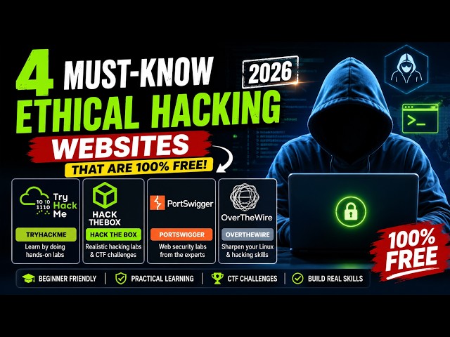 4 Must-Know Ethical Hacking Websites That Are 100% Free (2026)