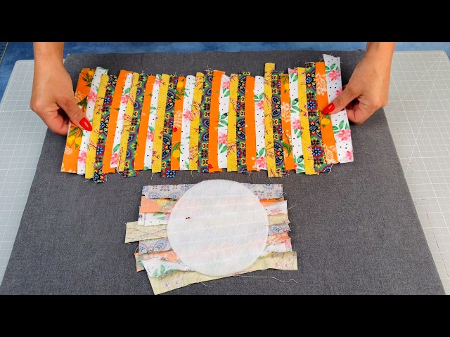 EASY PATCHWORK BASKET FOR BEGINNERS / LEARN SEWING PROJECTS FOR FREE