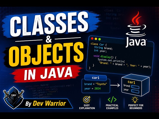 Class and Object in Java Explained in Simple Words