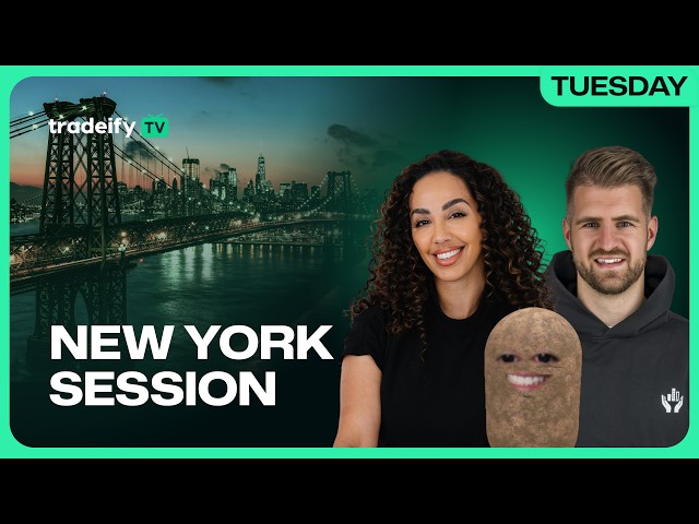 NEW YORK SESSION LIVE! | Tradeify TV | TUESDAY 8/18/26