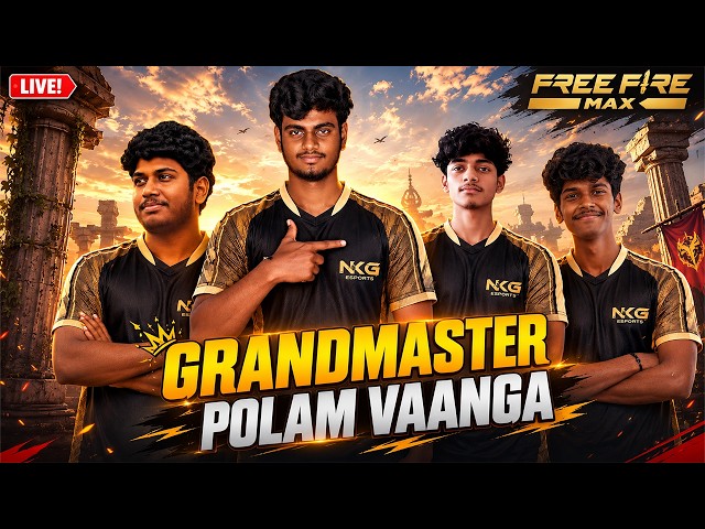 Region Top 1 Grandmaster Push Panuvoma🔥| GRANDMASTER RANK PUSHING | Free Fire Max #narikoottam