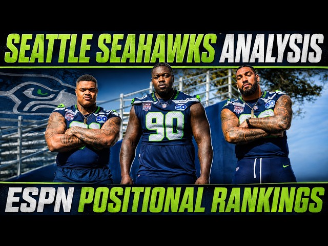 How do the Seattle Seahawks rank by positional group?