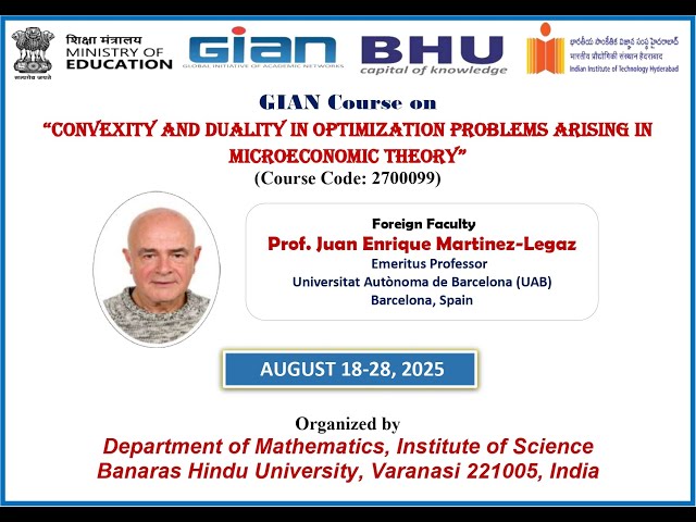 Lecture - 22 The demand correspondence associated with a utility function