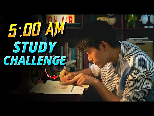 I Tried the 5 AM Study Challenge For 1 Week... And Became a Top Student