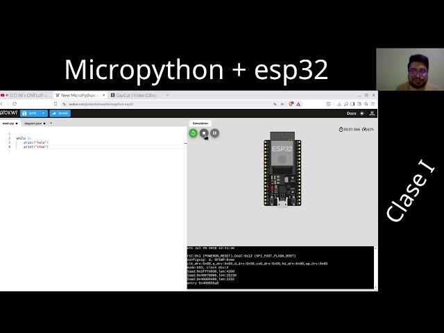 ESP32 con Micropython en Wokwi - Clase I