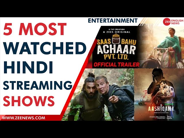 Know which shows topped the Hindi streaming ratings | Zee English News | Entertainment