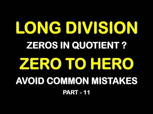 How to Do Long Division Step by Step | 70 ÷ 7 | Avoid Common Mistakes | Easy Rules | Part-11