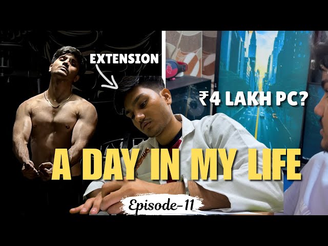 A Day in My Life as a Physiotherapy Student | Extension, Exams, Expensive PC & Workout 💻🏋️
