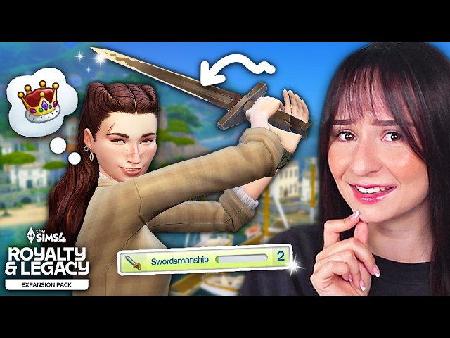 I tried a RAGS TO ROYALTY challenge in The Sims 4