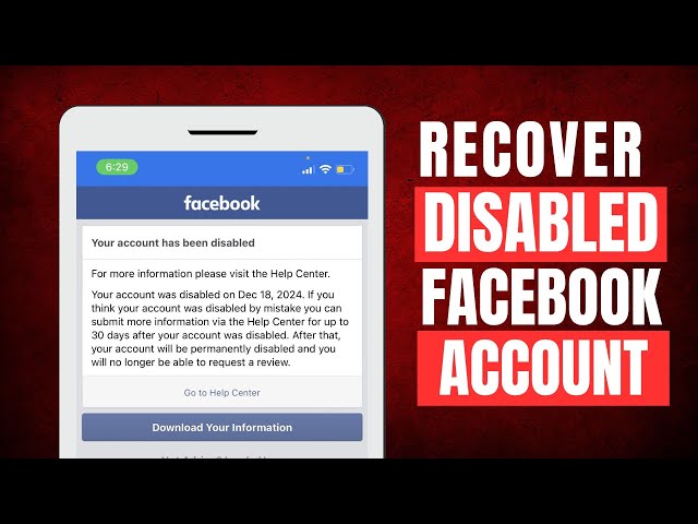 How to Recover Permanently Disabled Facebook Account | Disabled Facebook Account Recovery