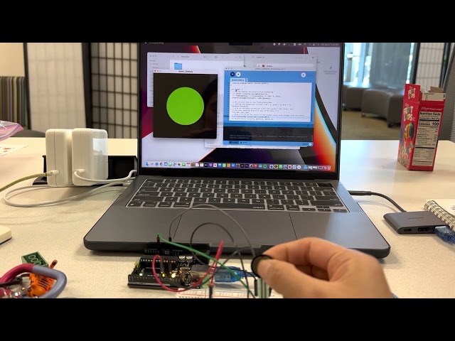 Sensing: Force Sensors and Photocells |Visualizing the Force Sensor in color via Processing|