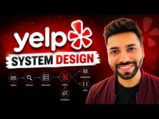 Design Yelp from Scratch | System Design Interview | Geo Search, Elasticsearch, Kafka #interview