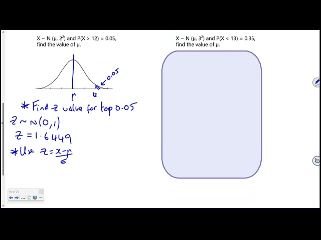 CG100 normal distribution Lesson 3
