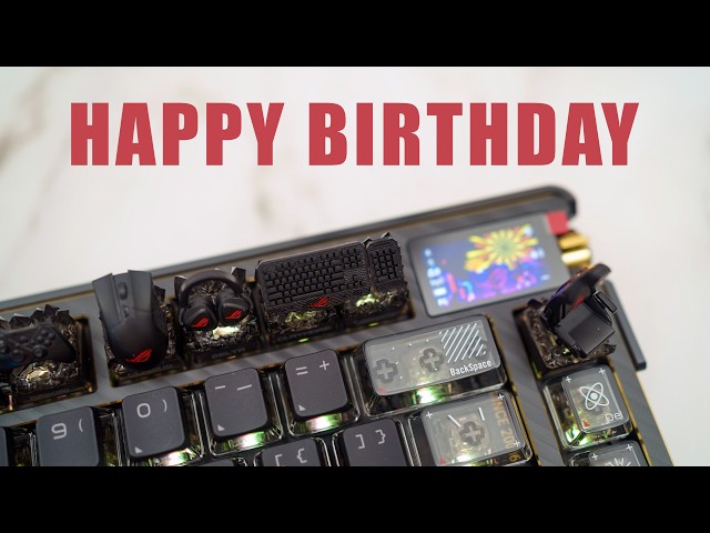 Celebrating 20 Years of ROG With A $600 Gold Keyboard?!