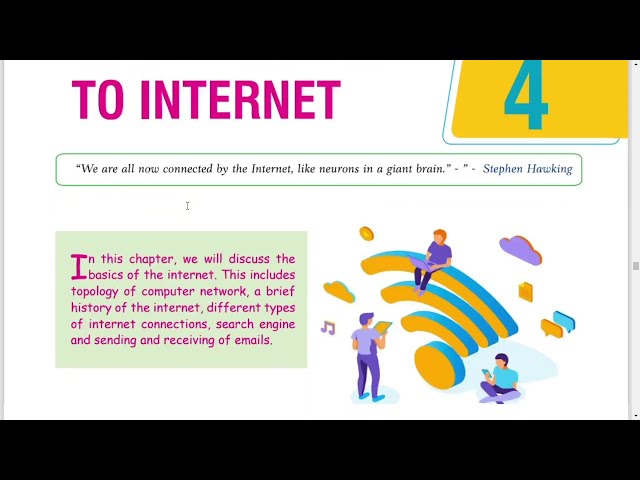 Introduction to Internet - Class 9 Computer Science 2021 New Book